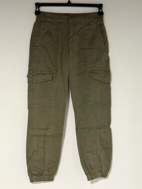 SANCTUARY STANDARD SURPLUS MILITARY GREEN CARGO JOGGER PANTS WOMENS 24